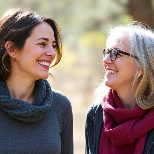 Laura Martini, coach di Coaching Armonia, sorride durante una sessione di coaching all'aperto